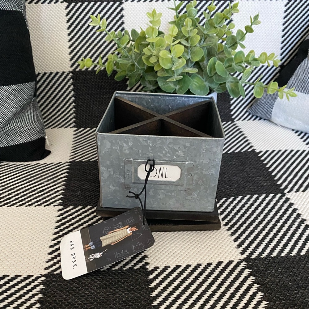 Rae Dunn Galvanized Pen Holder